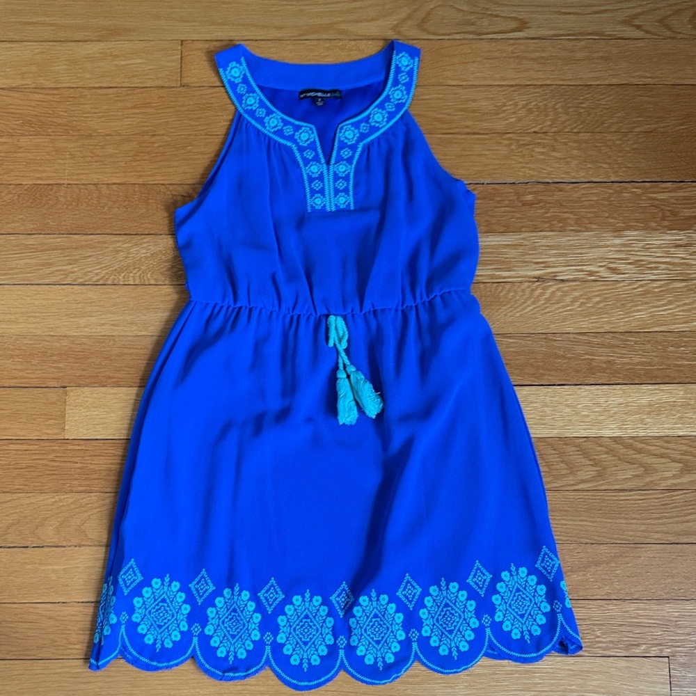 My Michelle Vibrant Blue Dress